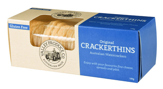 Valley Produce Company Crackerthins Gluten Free Original 100g