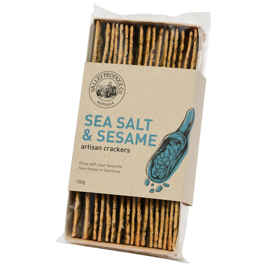 Valley Produce Co Sea Salt And Sesame Crackers