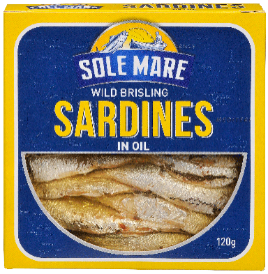 Sole Mare Sardines In Oil 120g