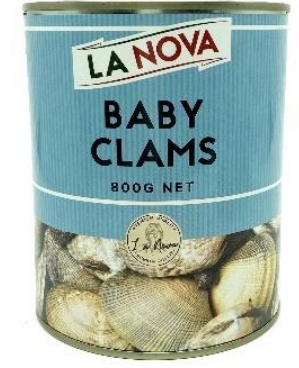La Nova Baby Clams 800g