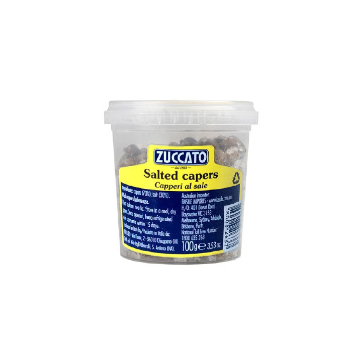 Zuccato Salted Capers 100g