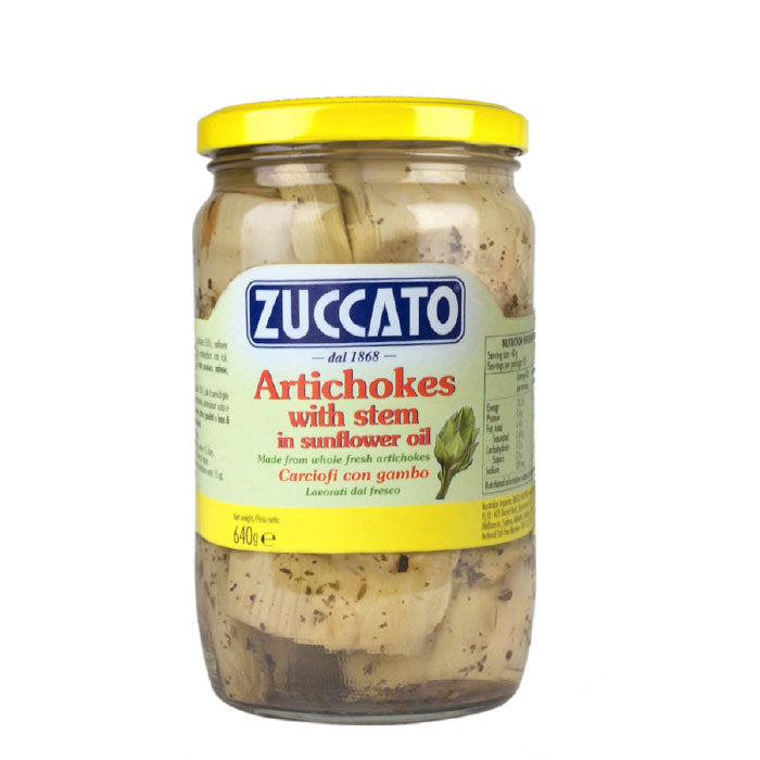 Zuccato Artichoke With Stems 640g