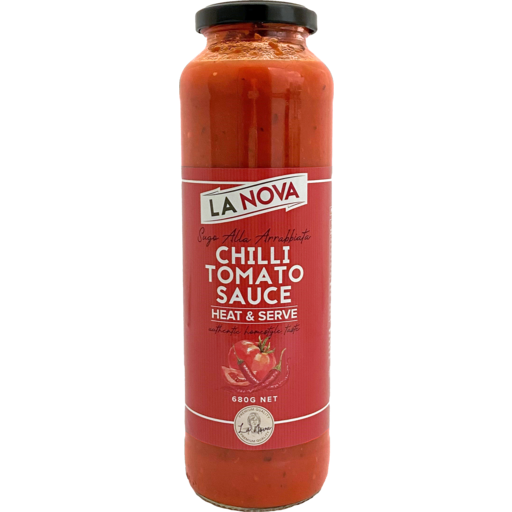 La Nova Heat + Serve Chilli Tomato Sauce 680g