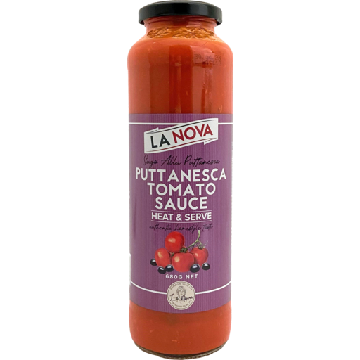 La Nova Heat + Serve Puttanesca Sauce 680g