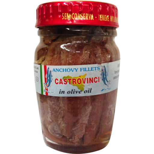 Castrovinci Anchovy Filllets Olive Oil 150g