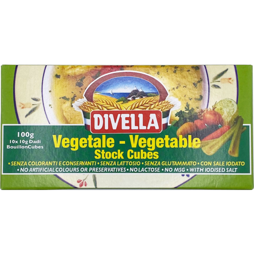Divella Vegetable Stock Cubes 100g