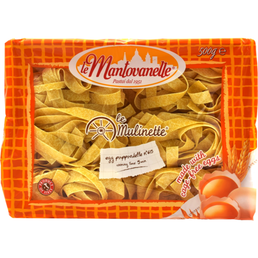 Le Mantovanelle Parpadelle Pasta No 615 500g