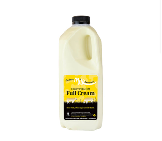 Fleurieu Jersey Premium Homogenised Full Cream Milk 2lt