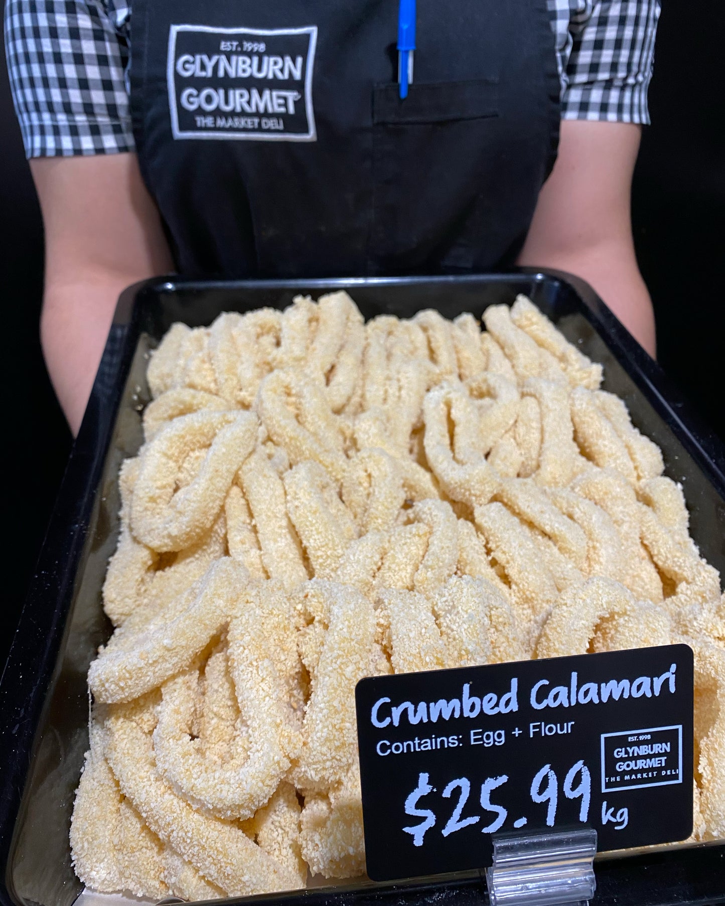Fresh Crumbed Calamari 1kg