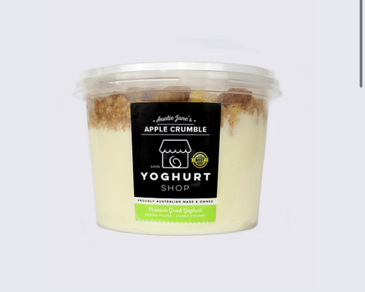 The Yoghurt Shop Apple Crumble Yoghurt 500g