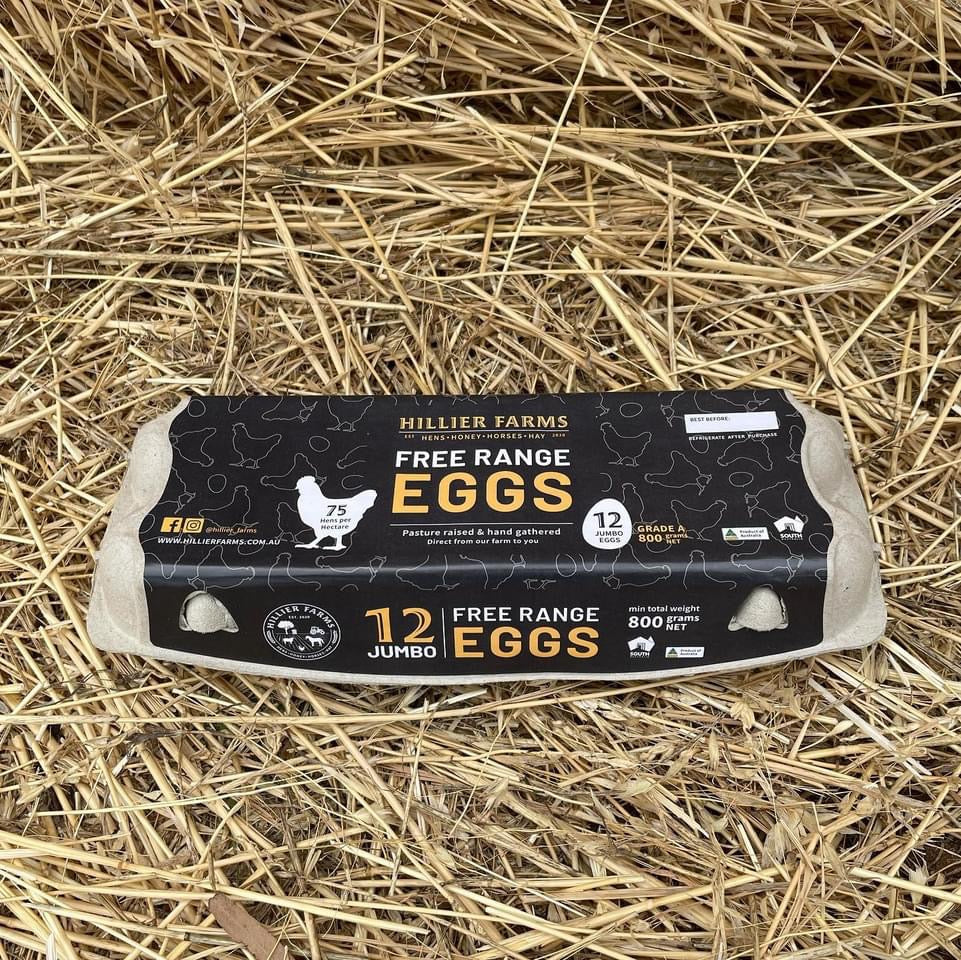 Hillier Free Range Jumbo Eggs 800g