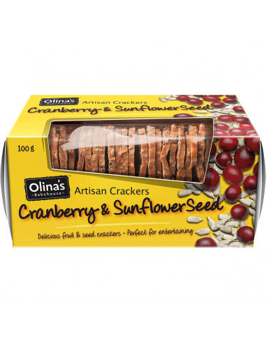 Olinas Cranberry And Sunflower Seed 100g