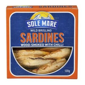 Sole Mare Wood Smoked Chilli Sardines
